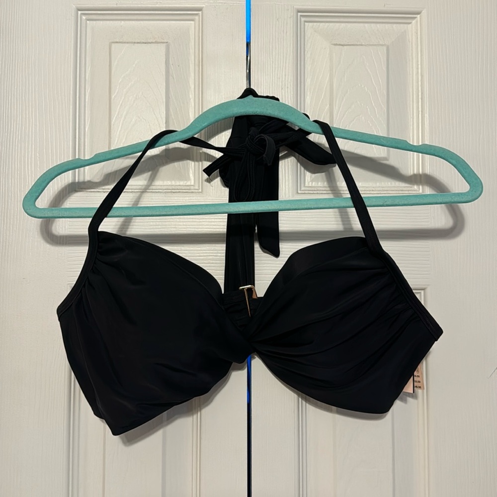 Victoria Secret Wrap Halter Swim Bikini Top 36 DD